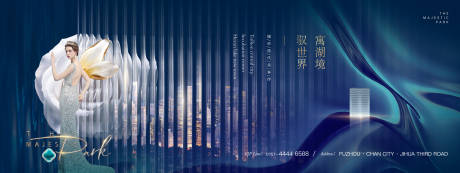 源文件下載【享設計】搜索編號：27240032285074876【城市湖景豪宅女人側臉】