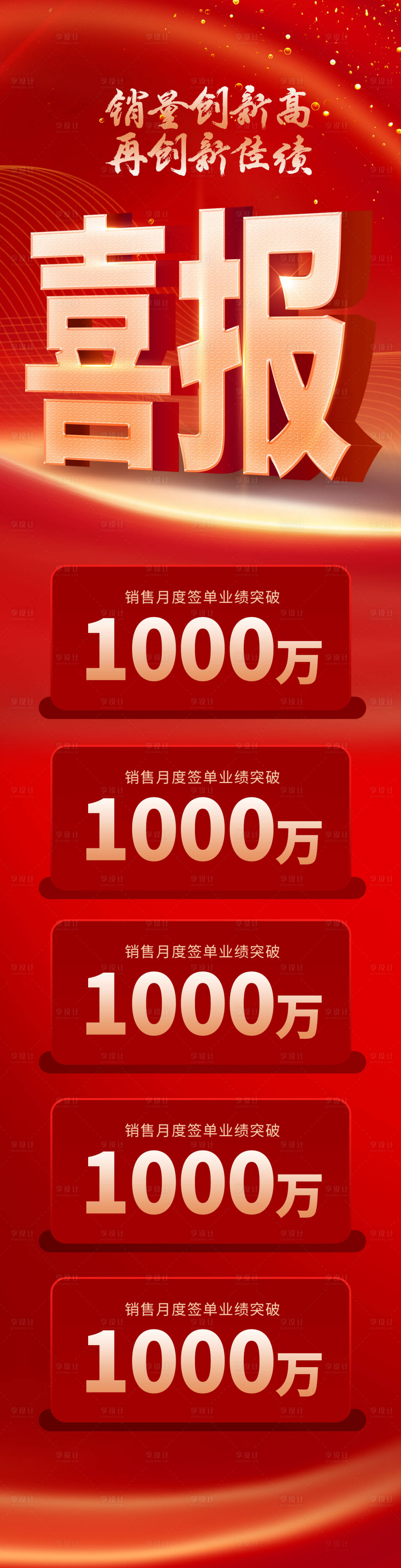 源文件下載【享設(shè)計】搜索編號：86610032801098171【文字宣言立體字喜報戰(zhàn)報喜慶】