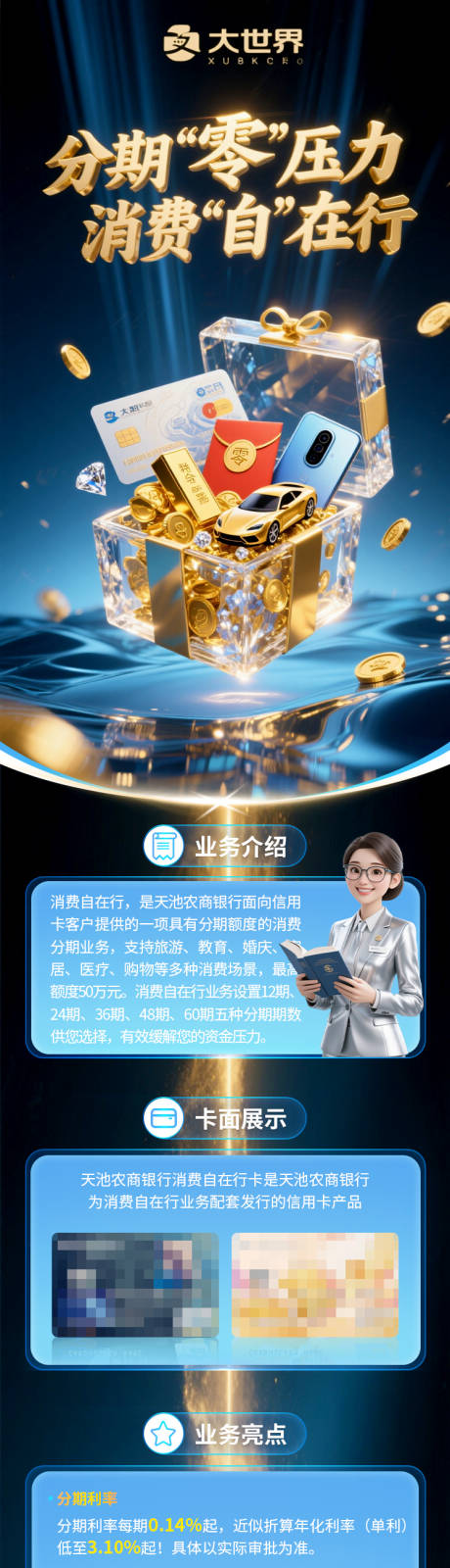 源文件下載【享設計】搜索編號：73340032404847644【金融貸款信用卡活動海報長圖】