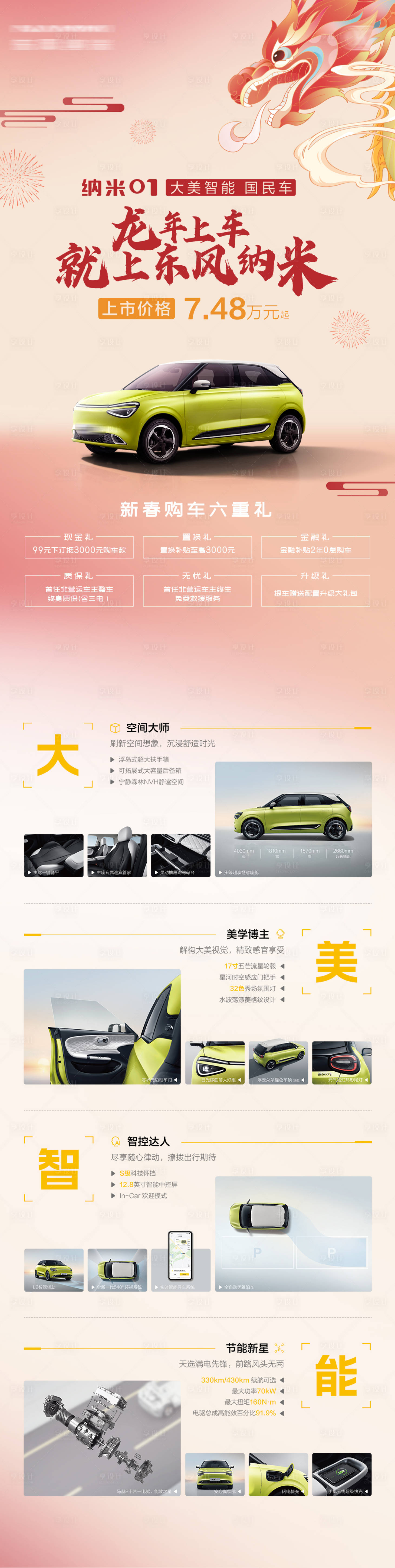 源文件下载【享设计】搜索编号：90830032503894120【汽车卖点长图】