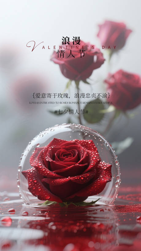 源文件下载【享设计】搜索编号：58570032762403544【情人节海报】