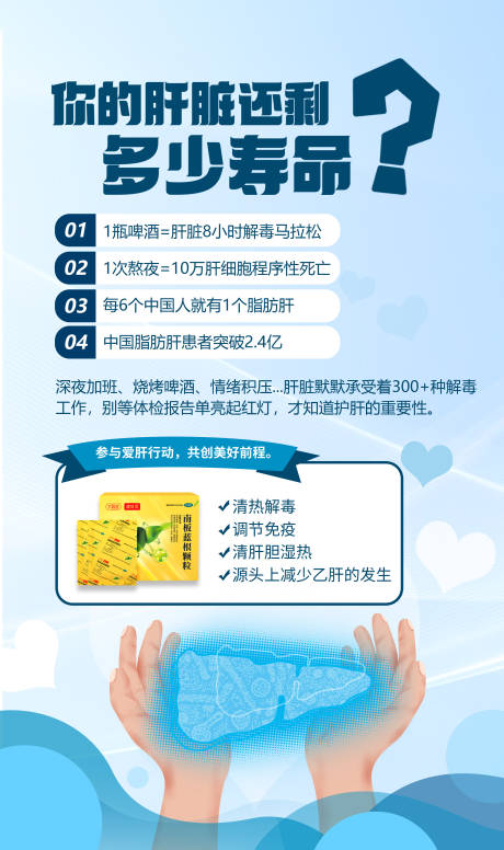 源文件下载【享设计】搜索编号：22360032597602411【你的肝脏还剩多少寿命】