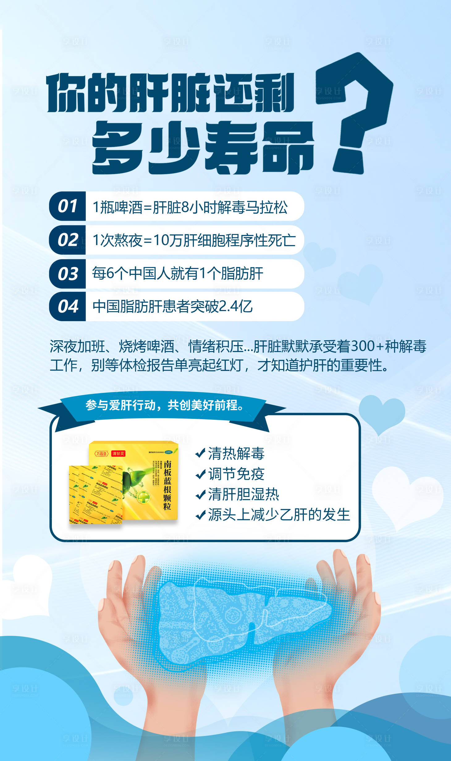 源文件下载【享设计】搜索编号：22360032597602411【你的肝脏还剩多少寿命】