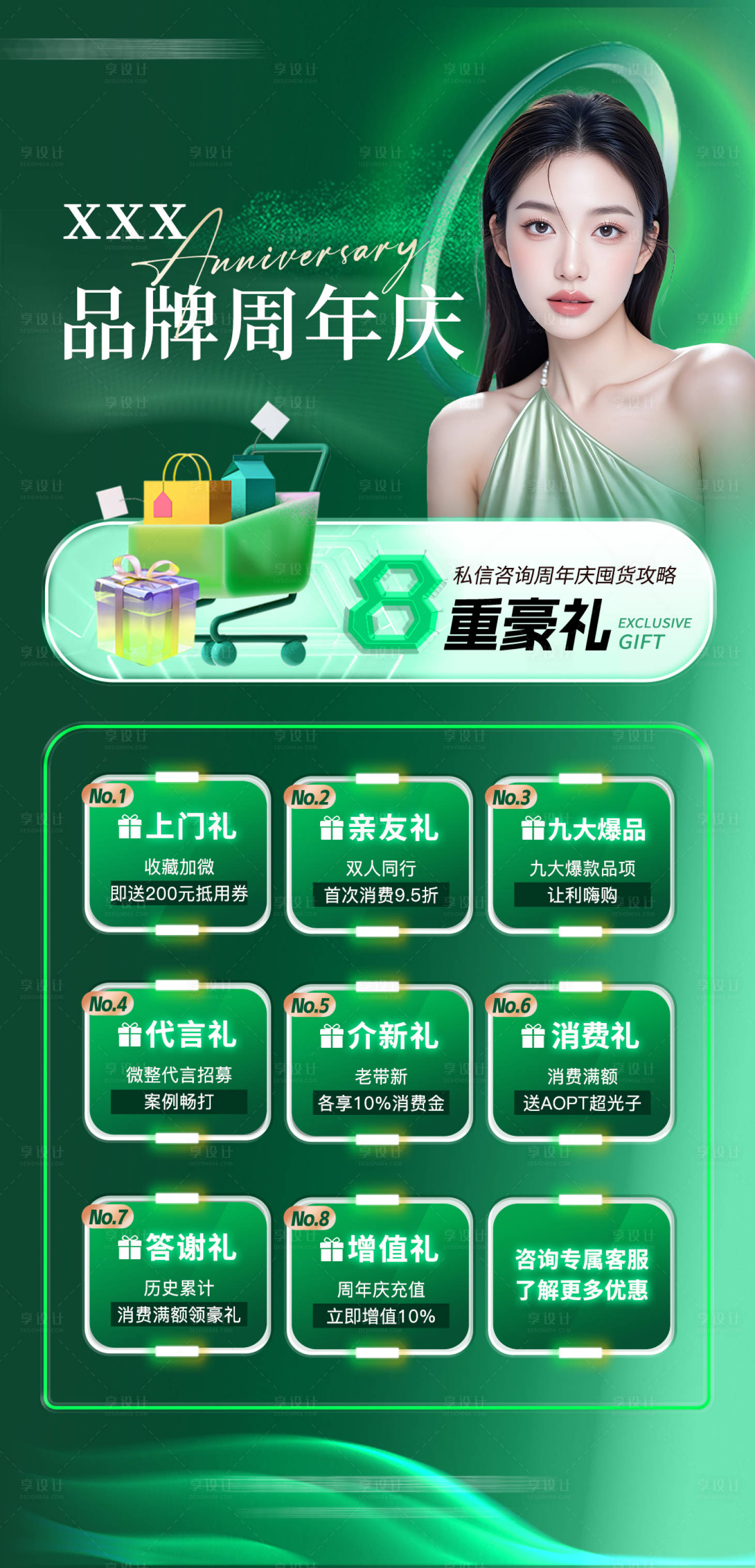 源文件下載【享設(shè)計(jì)】搜索編號(hào)：64610032389591173【醫(yī)美品牌周年慶活動(dòng)海報(bào)】