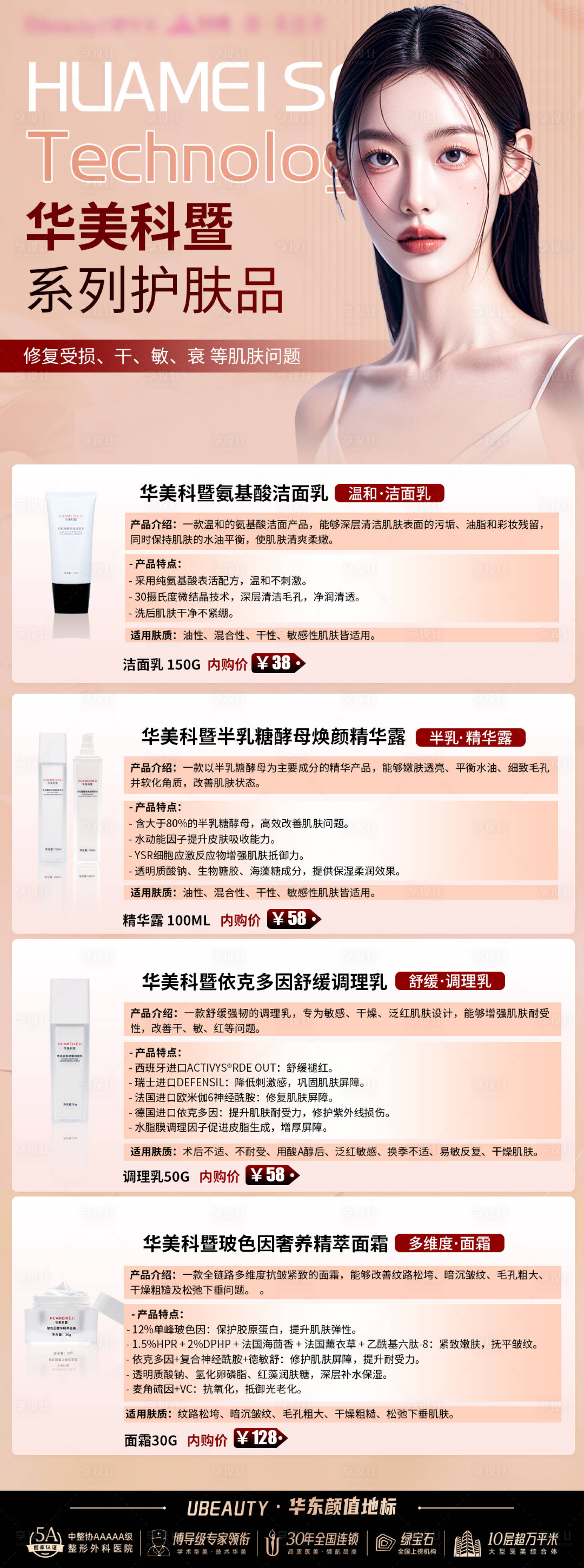 源文件下载【享设计】搜索编号：77670032303438054【医美项目产品介绍图】