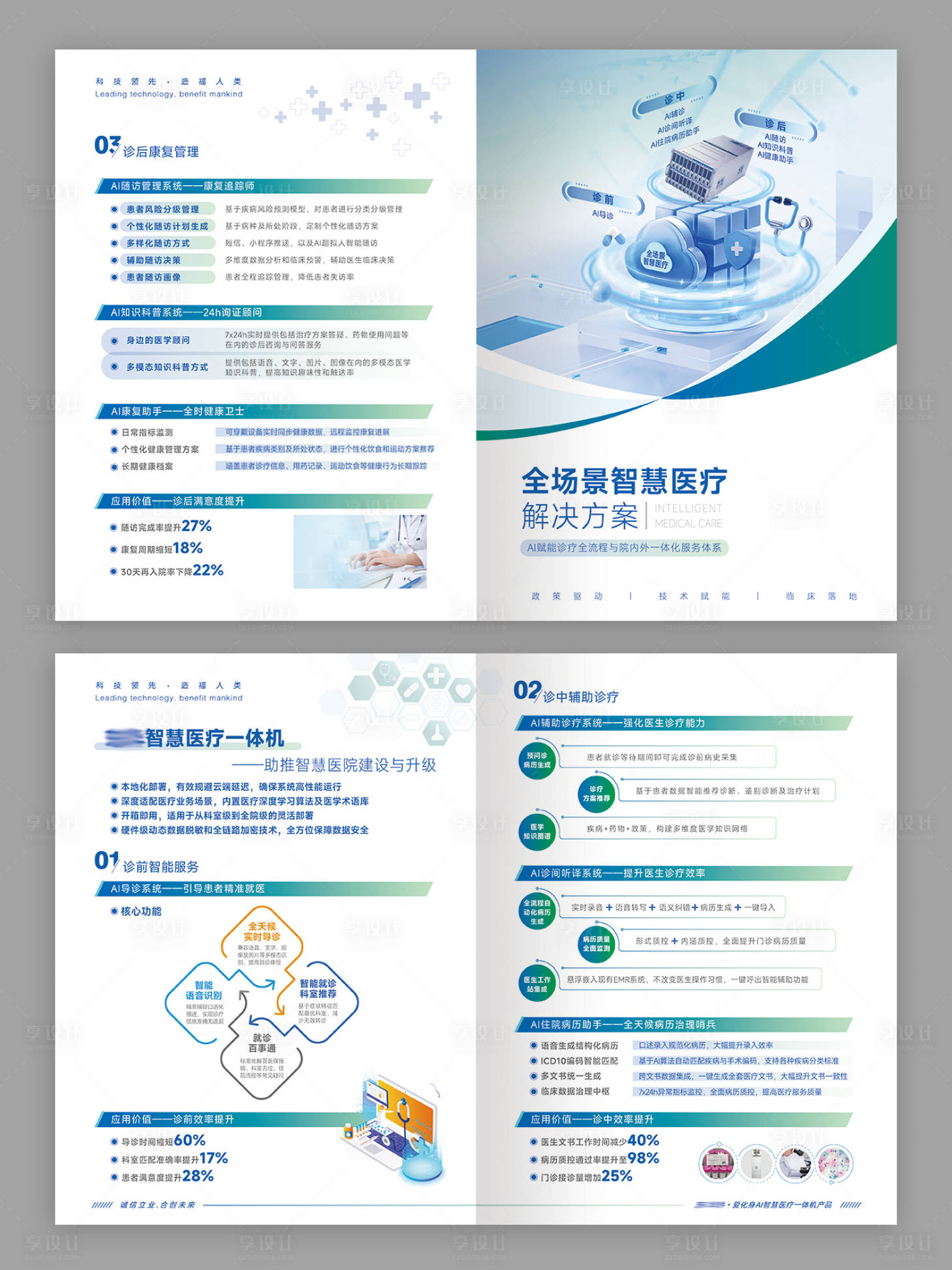 源文件下载【享设计】搜索编号：67340032798478058【企业简介医药科技二折页】