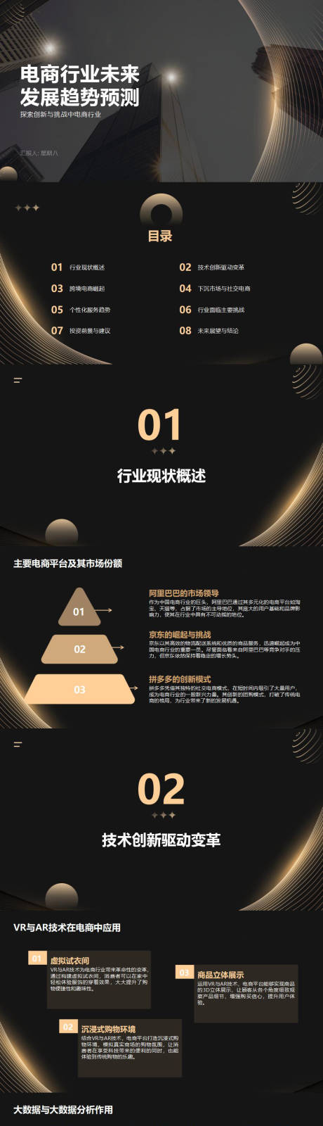 源文件下载【享设计】搜索编号：36740032562976462【电商行业未来发展趋势预测】