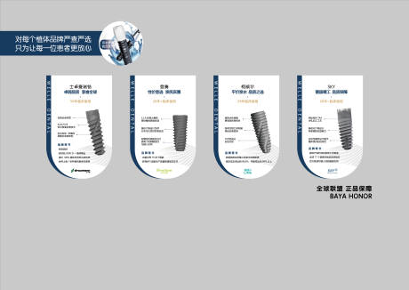 源文件下载【享设计】搜索编号：53160032297238776【种植体科普文化墙】