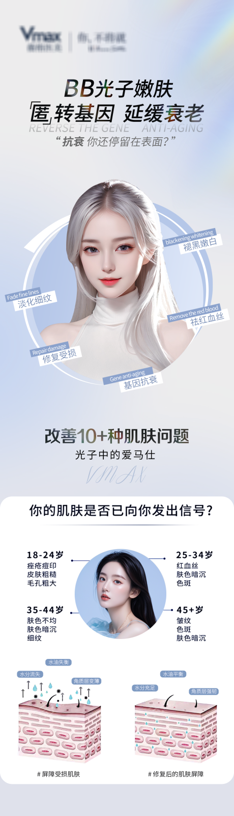 源文件下載【享設計】搜索編號：60550032703608134【醫美活動營銷光子嫩膚海報】