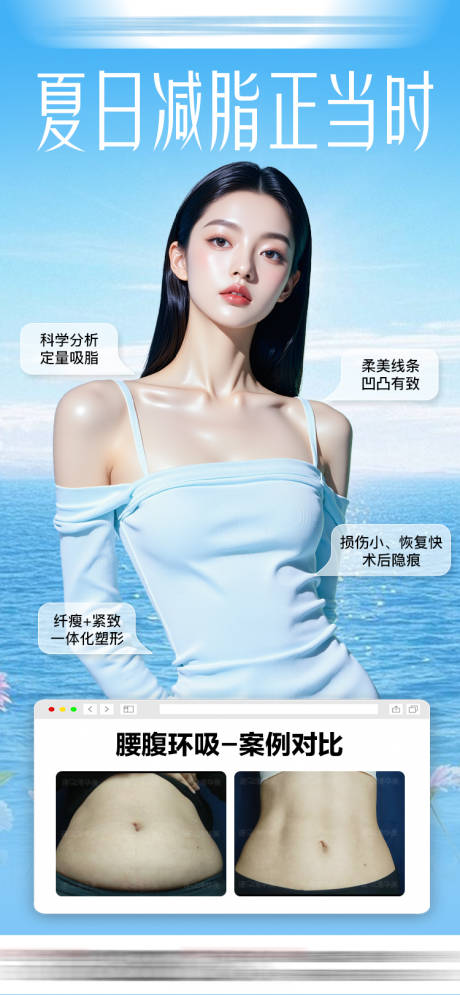 源文件下載【享設計】搜索編號：12840032634678699【吸脂案例對比】