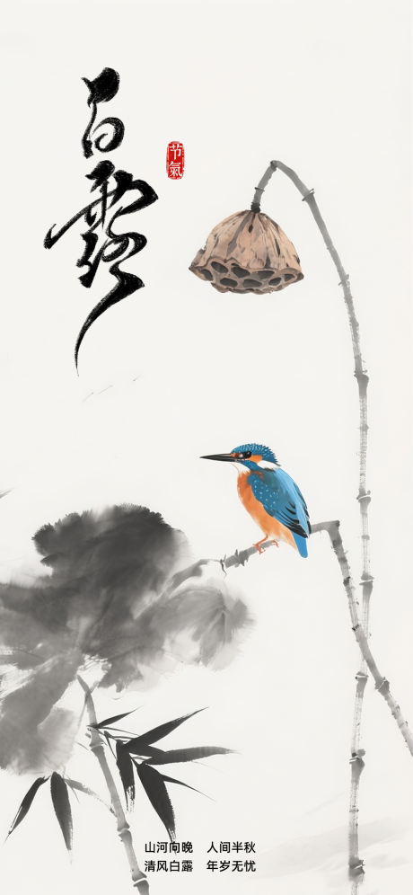 源文件下載【享設計】搜索編號：24650032288541318【白露節氣海報】