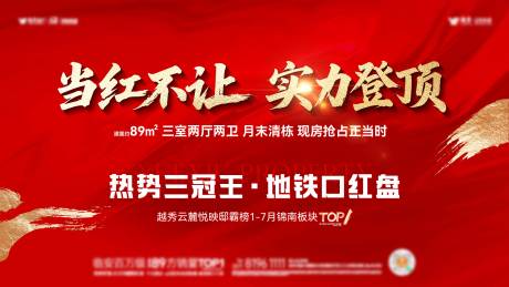 源文件下載【享設計】搜索編號：24280032280636592【地產紅盤背景板】