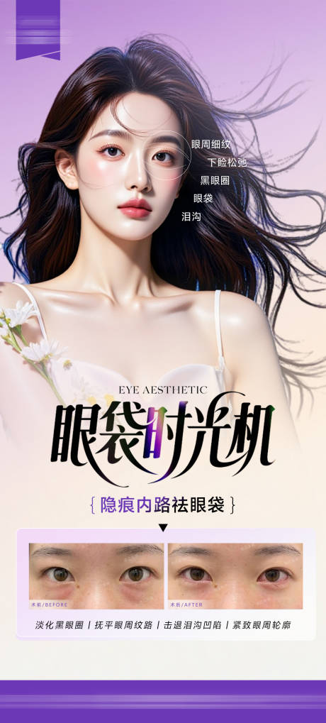 源文件下载【享设计】搜索编号：73830032457146303【医美项目海报】