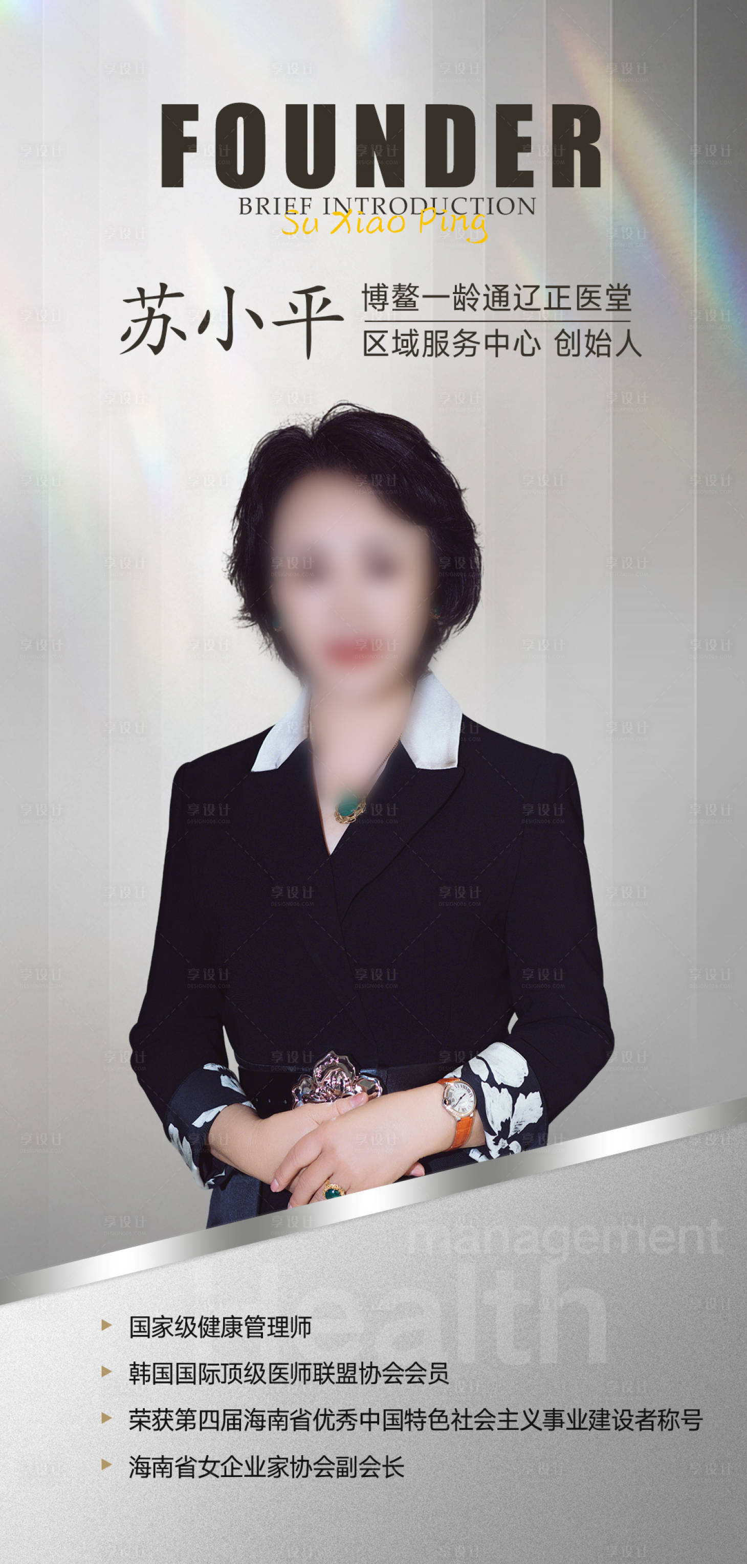 源文件下载【享设计】搜索编号：34100032380468716【人物海报医美人物介绍】