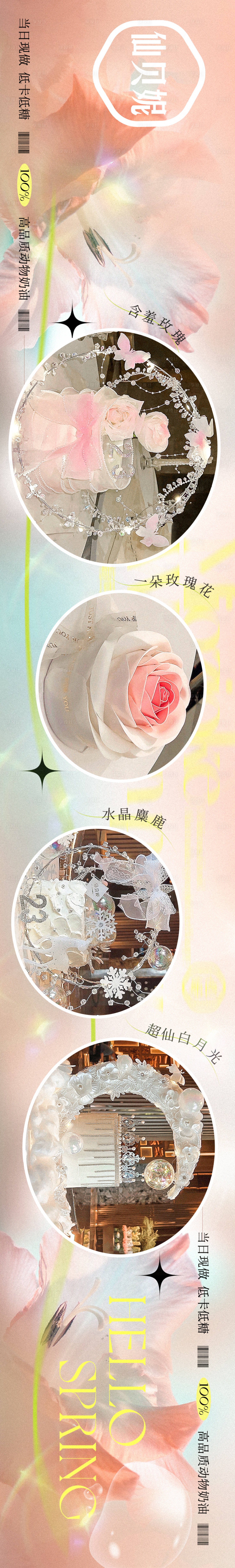 源文件下載【享設計】搜索編號：69950032420538823【蛋糕烘培五連圖輪播banner】