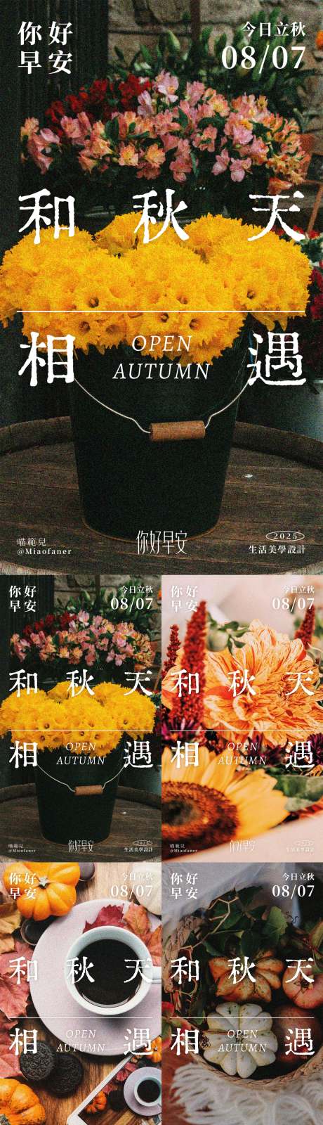 高级美业早安海报