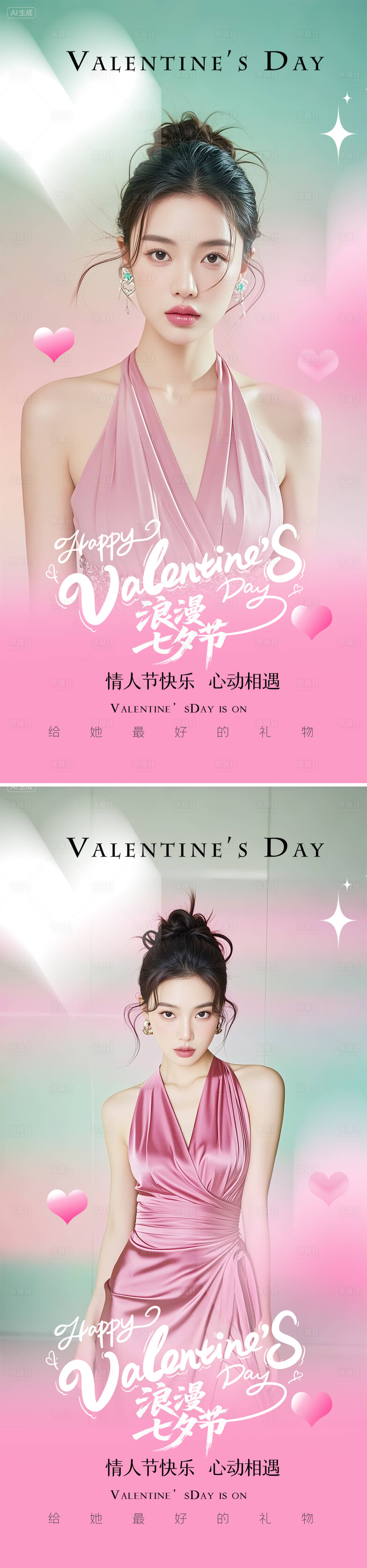 源文件下载【享设计】搜索编号：35590032438103895【医美七夕情人节】