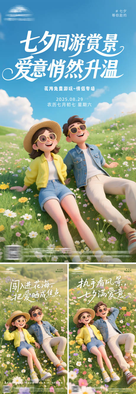 源文件下載【享設計】搜索編號：70450032657126916【景區七夕七夕情人節海報】