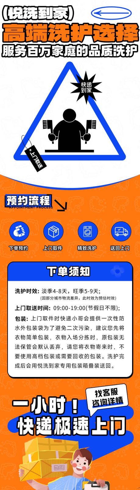 源文件下载【享设计】搜索编号：68060032444537324【洗护干洗详情页长图】