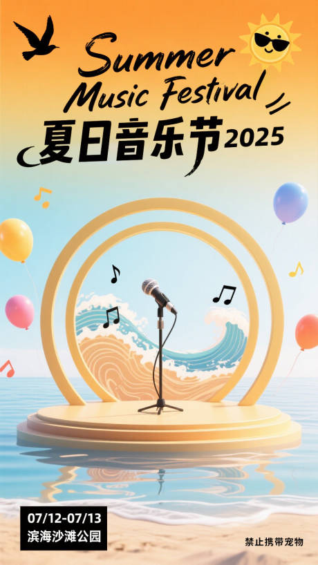 源文件下載【享設計】搜索編號：93960032442635622【音樂節海報】