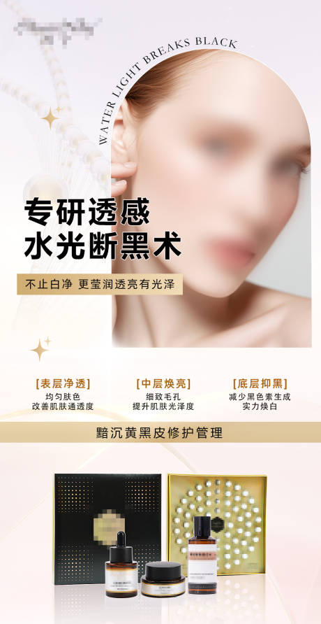 源文件下载【享设计】搜索编号：54750032414644286【医美人物护肤品海报】