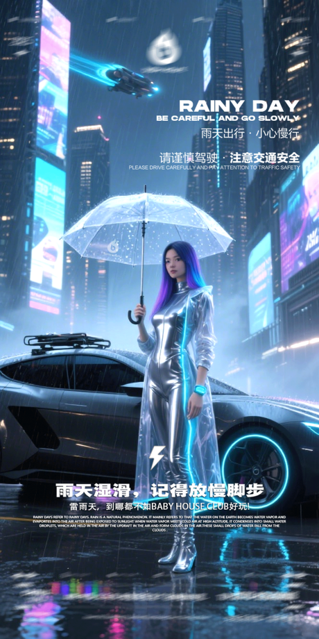 源文件下载【享设计】搜索编号：81790032352543229【酒吧下雨天KTV海报图片电商背景】