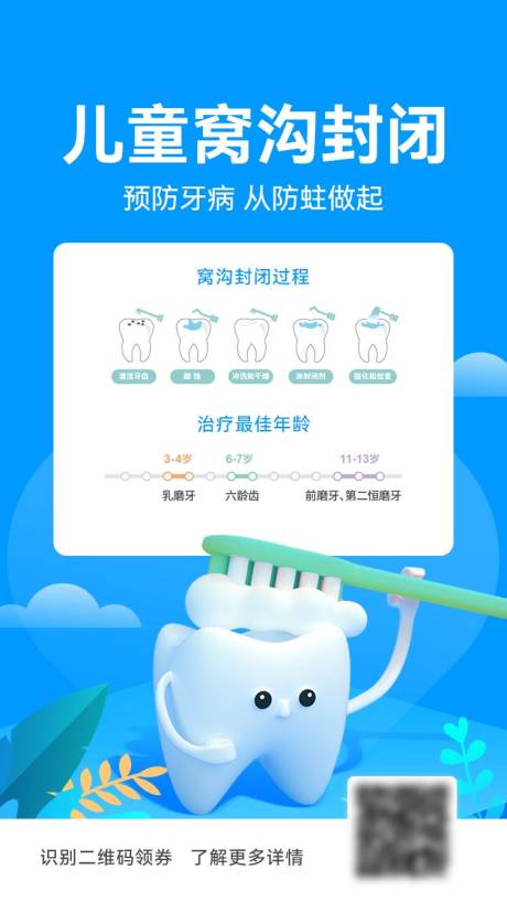 源文件下載【享設計】搜索編號：51890032518698651【兒童窩溝封閉  】