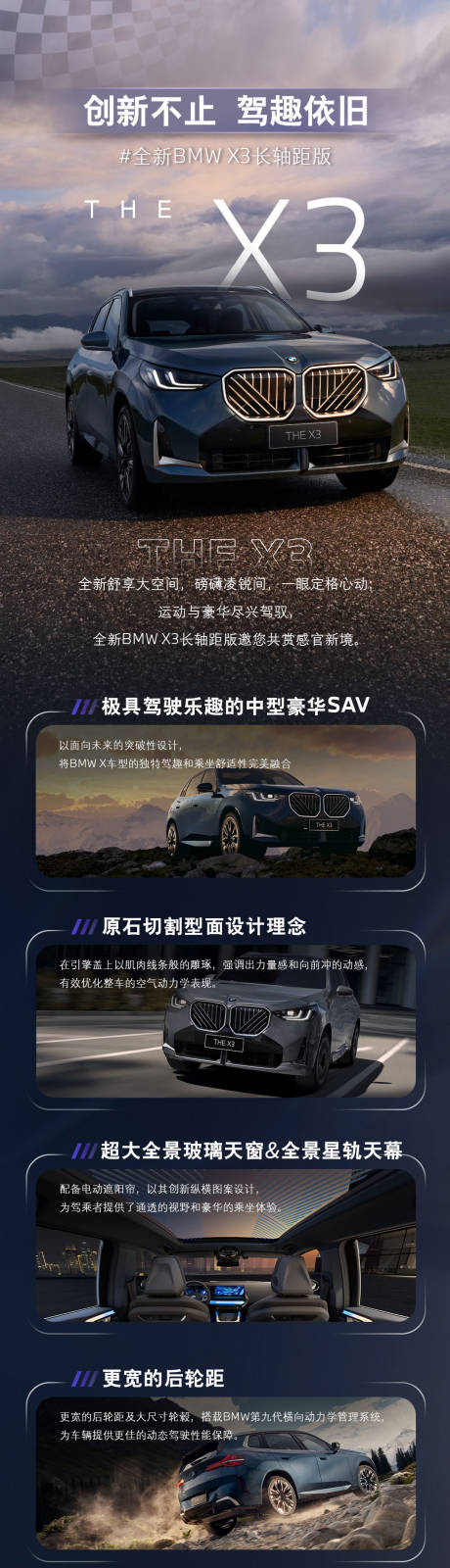 源文件下载【享设计】搜索编号：73630032690424237【新车上市亮点长图海报】