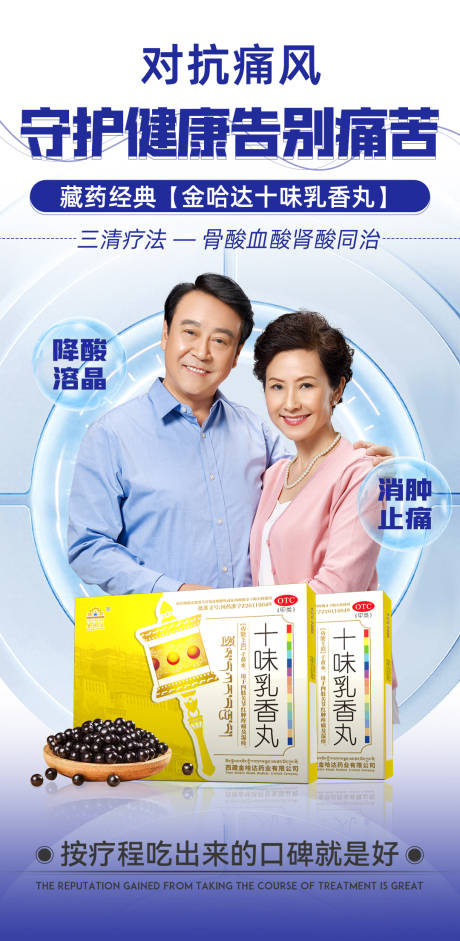 源文件下载【享设计】搜索编号：22420032343108550【痛风海报】