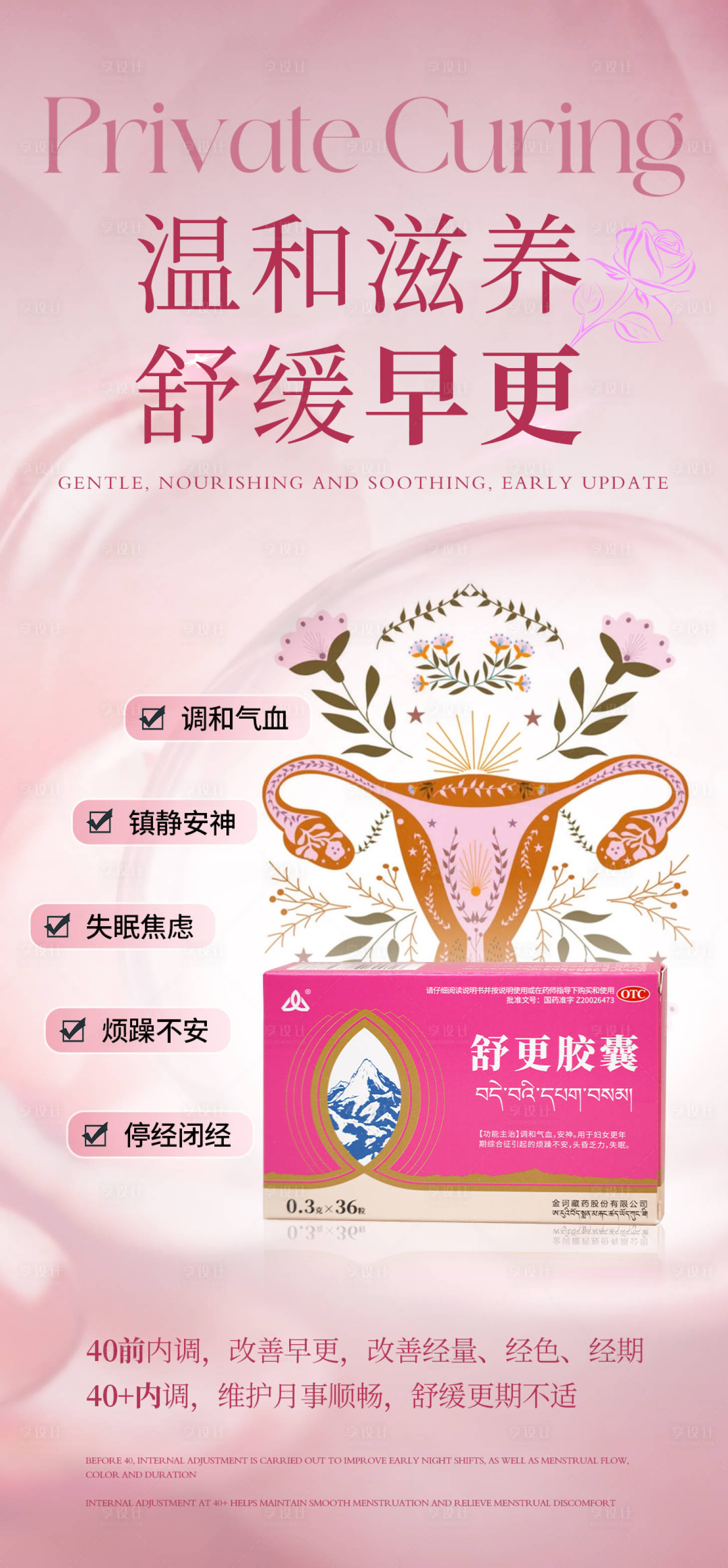 源文件下載【享設計】搜索編號：30290032493278638【女性健康科普宣傳產品海報 】
