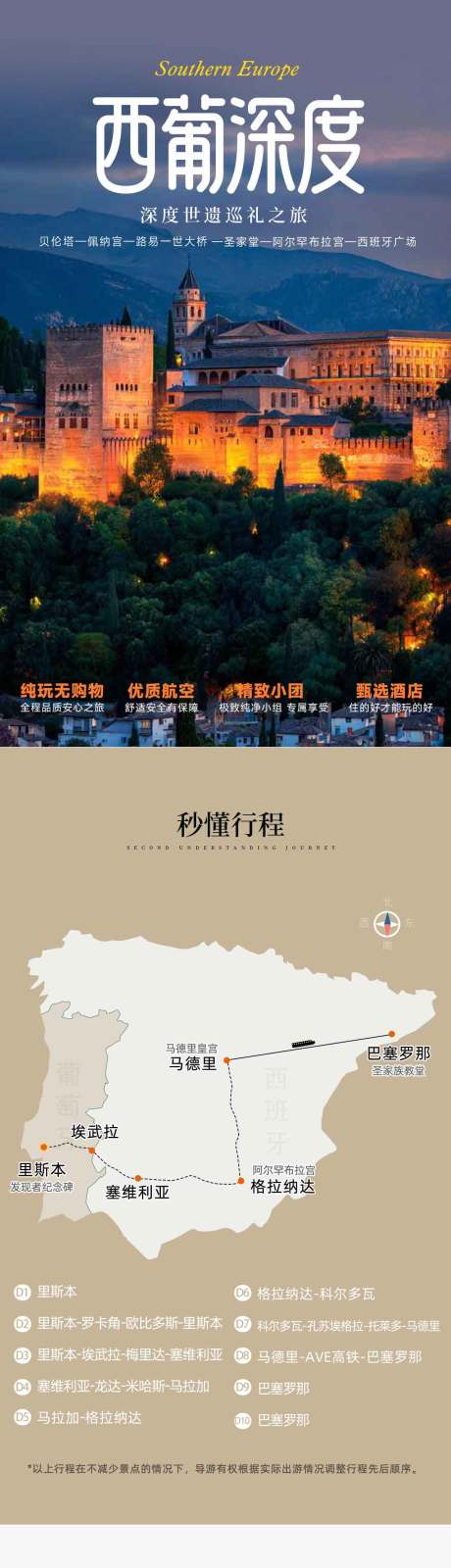 源文件下载【享设计】搜索编号：79080032545645358【西班牙葡萄牙旅游详情长图】