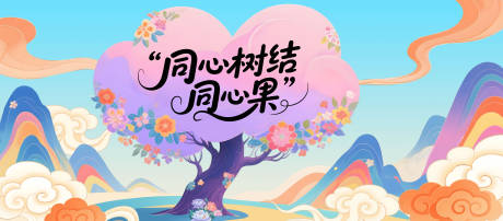 源文件下載【享設計】搜索編號：24800032663694437【七夕情人節海報】