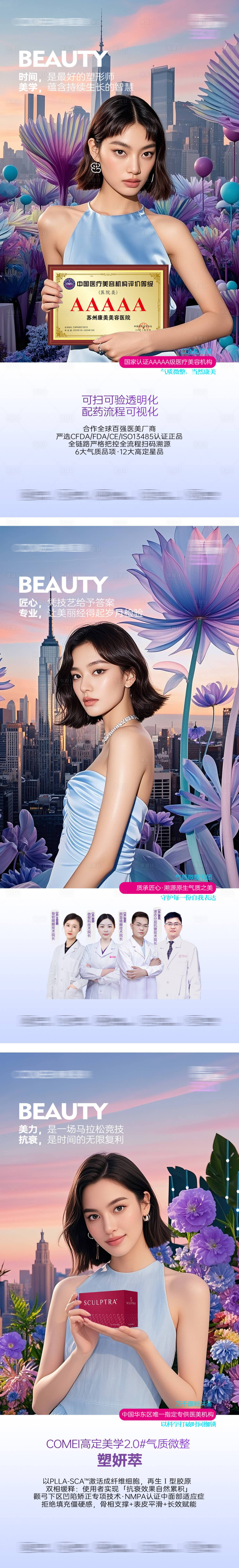 源文件下载【享设计】搜索编号：22490032488466302【医美模特抗衰海报】