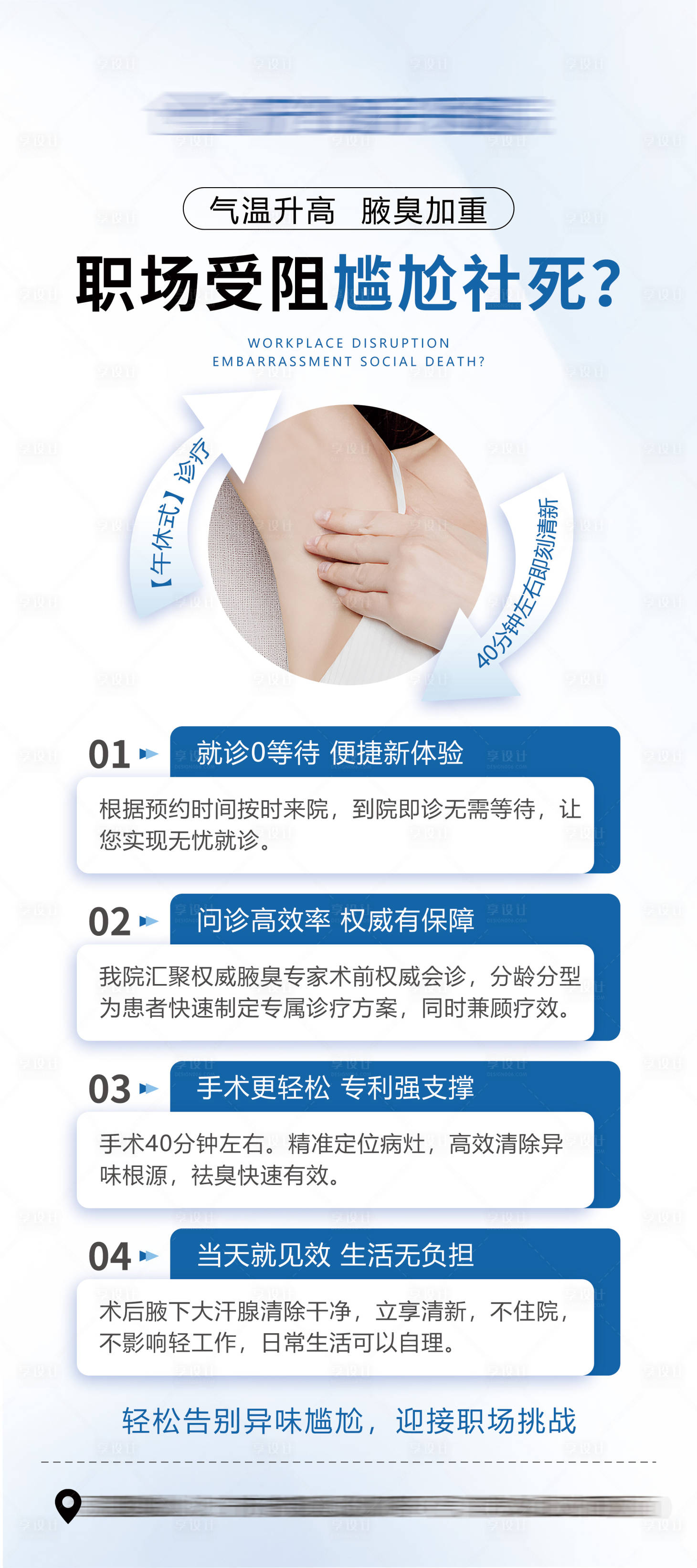 源文件下載【享設計】搜索編號：67590032570664745【腋下異味腋臭職場受阻】