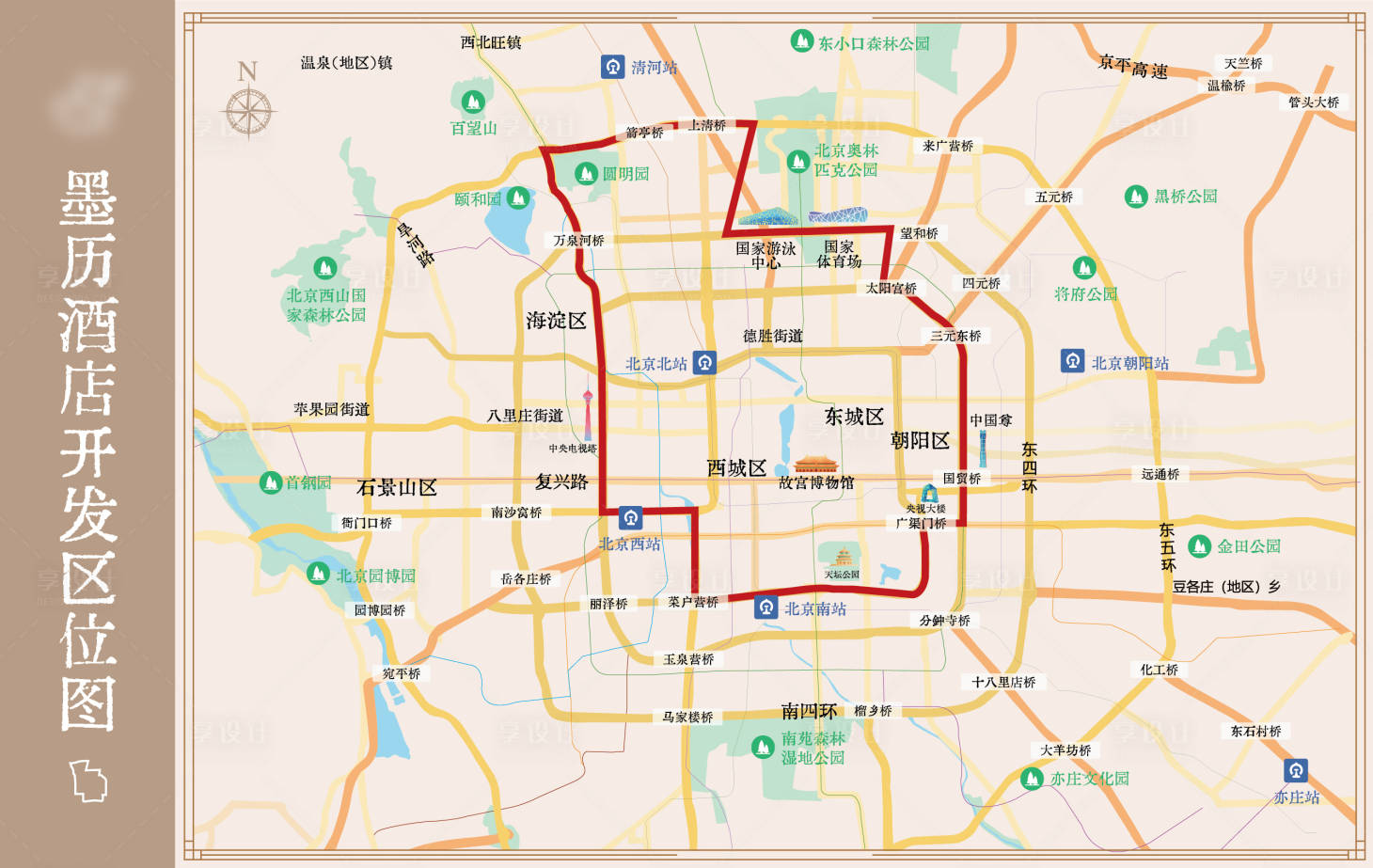 源文件下载【享设计】搜索编号：99040032445267094【北京开发区位图】