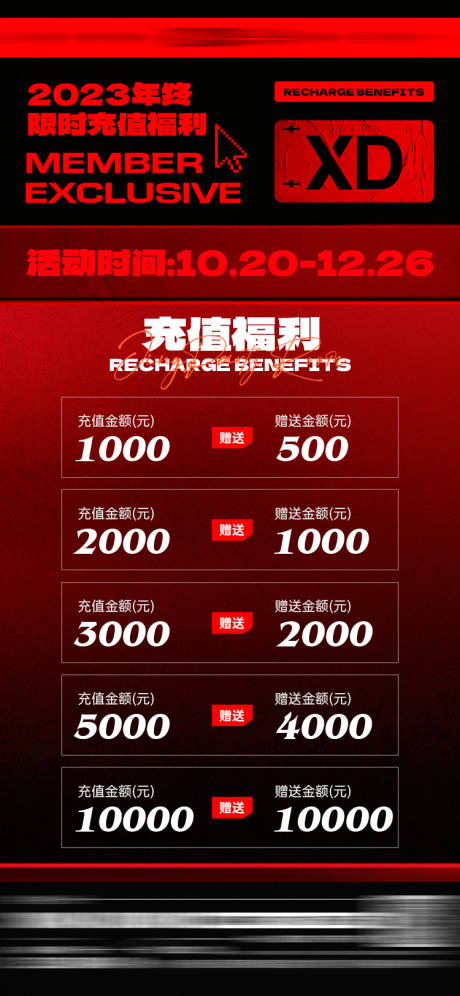 源文件下載【享設計】搜索編號：14270032449224658【酒吧會員充值活動海報】