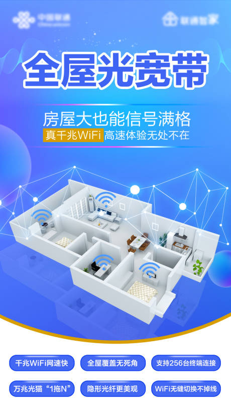 源文件下載【享設計】搜索編號：93580032413938781【光寬帶海報 】