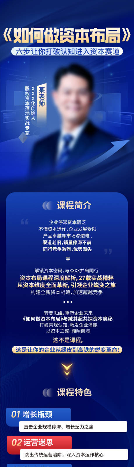 源文件下載【享設計】搜索編號：93390032682854443【資本布局課程長圖】
