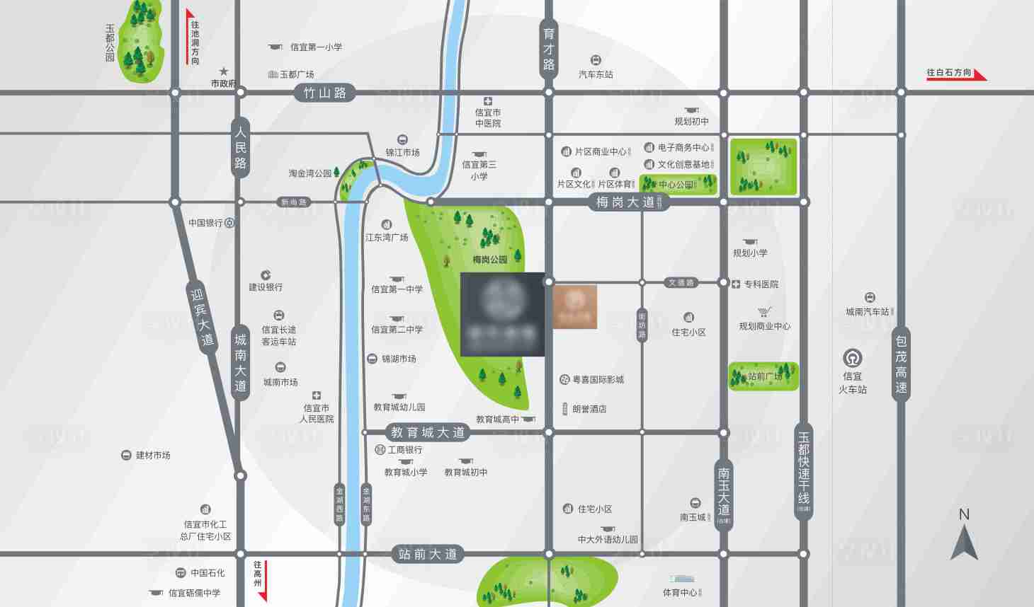 源文件下载【享设计】搜索编号：58980032671024616【区位图】