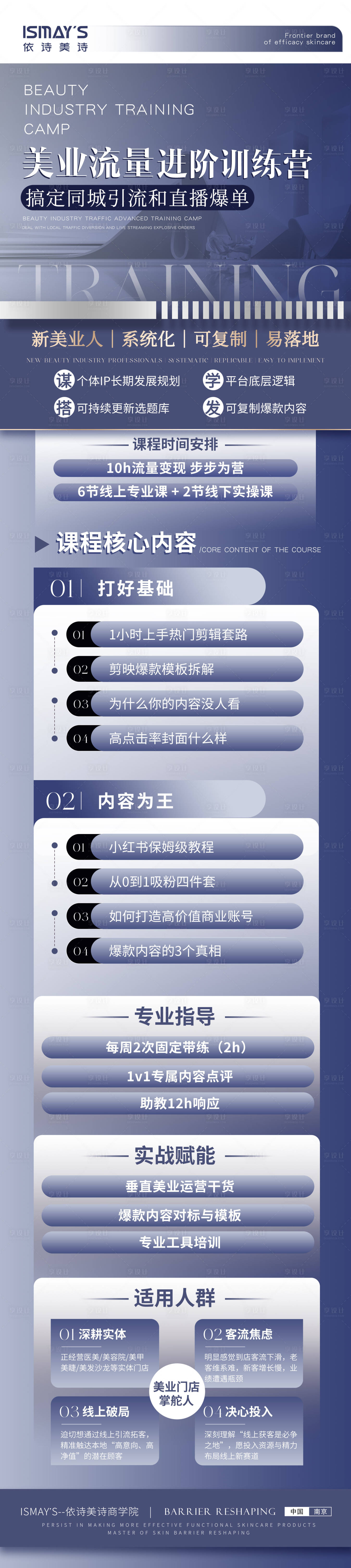 源文件下载【享设计】搜索编号：89490032673071623【美业课程长图】