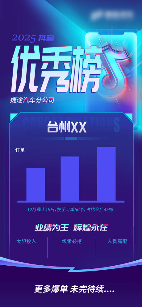 源文件下載【享設計】搜索編號：89190032436032041【抖音優秀榜表彰海報】