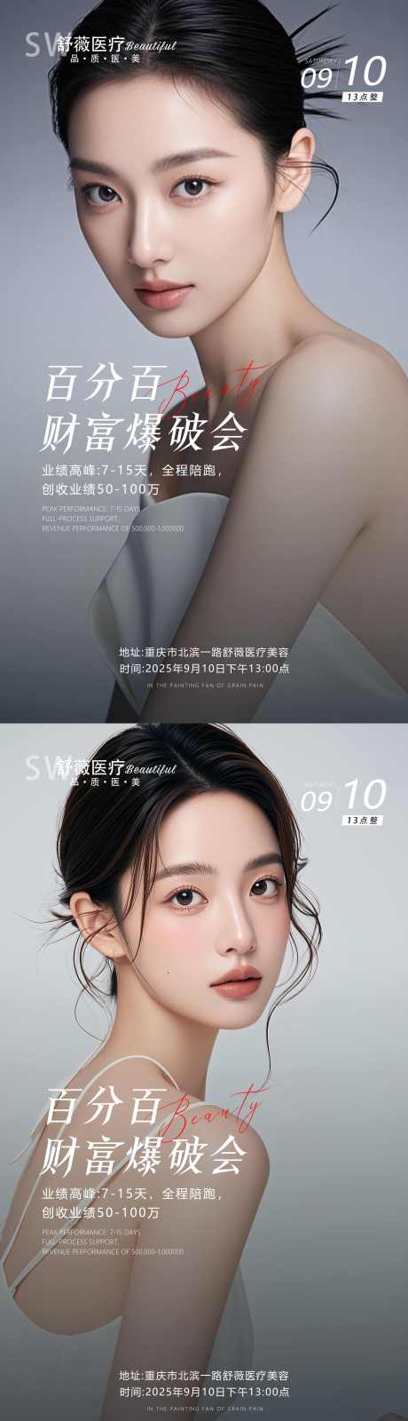 源文件下载【享设计】搜索编号：15400032625608099【医美招商海报】