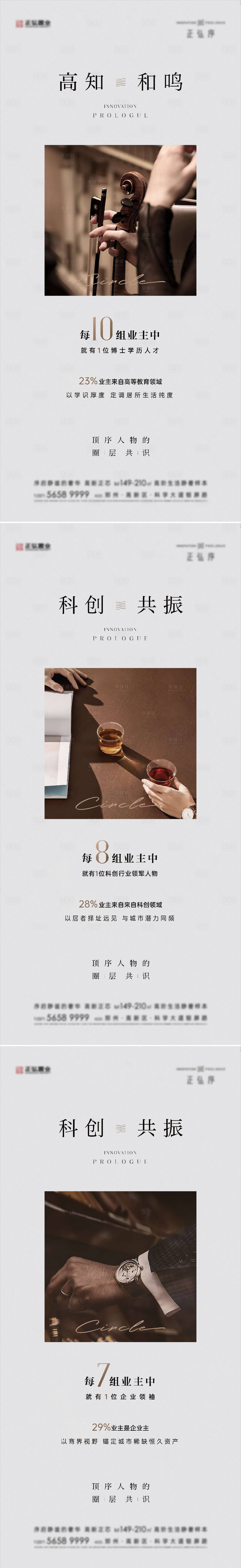源文件下载【享设计】搜索编号：35740032722985172【地产圈层海报】