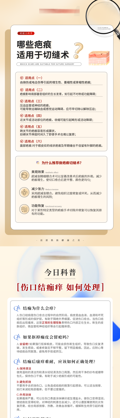 源文件下载【享设计】搜索编号：89330032328728489【疤痕胎记朋友圈科普小知识】