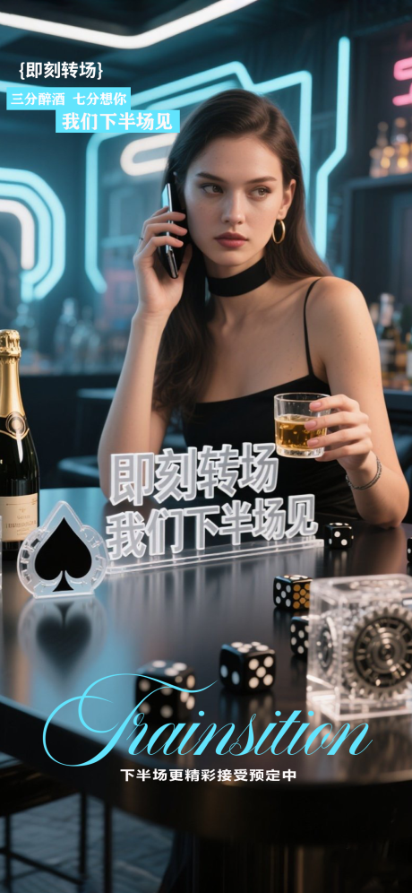 源文件下載【享設計】搜索編號：10410032819086265【酒吧轉場海報】