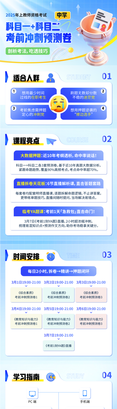 源文件下载【享设计】搜索编号：32840032287228768【教育考试冲刺详情页专题页】