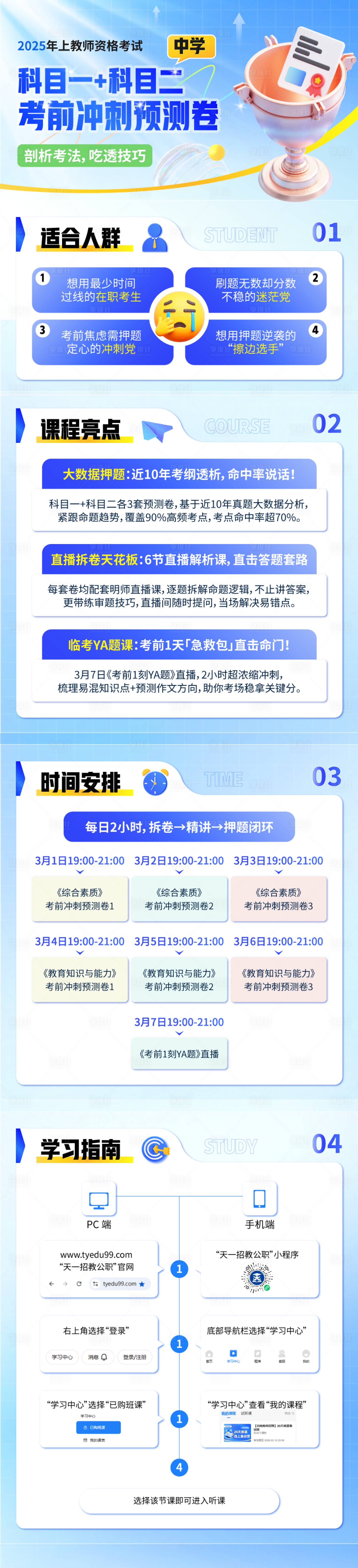 源文件下載【享設計】搜索編號：32840032287228768【教育考試沖刺詳情頁專題頁】