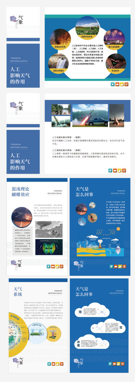 源文件下載【享設計】搜索編號：66160032509275980【氣象知識蝴蝶效應文化墻】