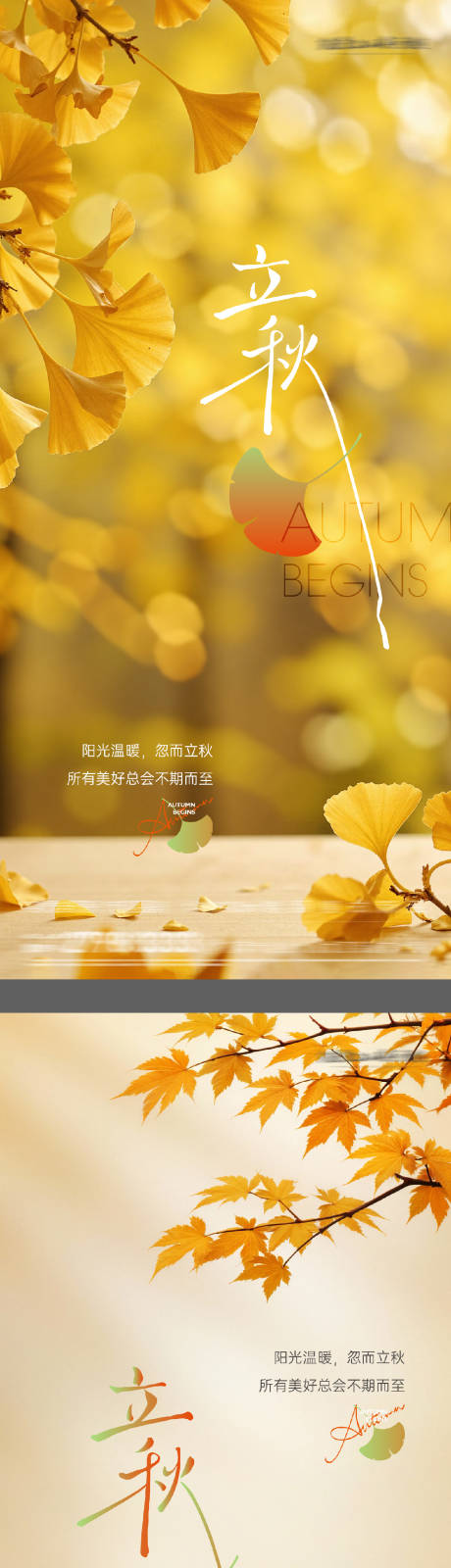 源文件下載【享設(shè)計(jì)】搜索編號(hào)：95440032354768934【立秋實(shí)景海報(bào)】