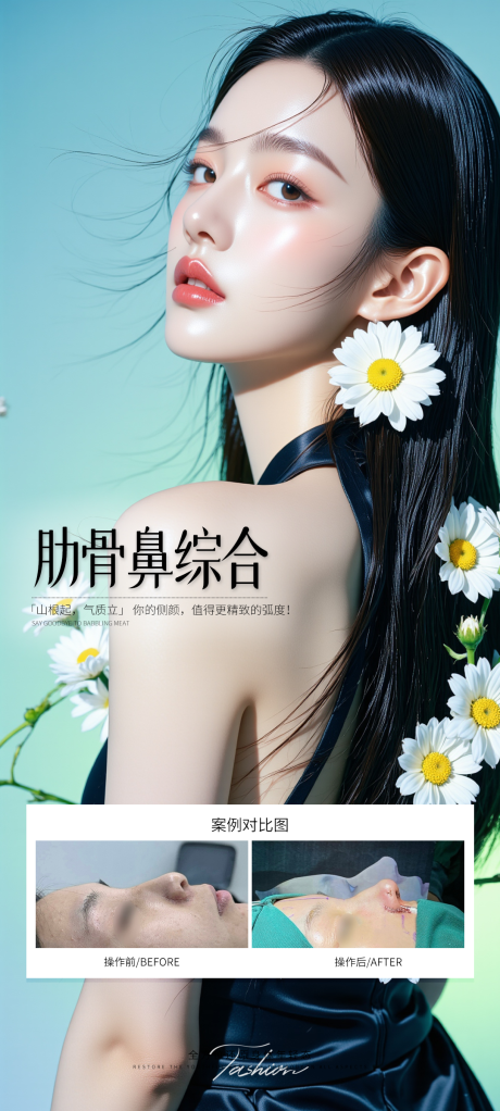 源文件下載【享設計】搜索編號：28020032524956553【肋骨鼻綜合案例海報】